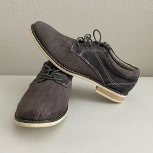 Men’s Steve Madden Gray Oxford Dress Shoes 8.5